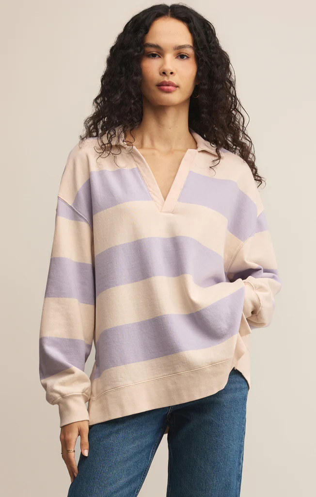 Rugby Brushed Fleece Henley | Z Supply