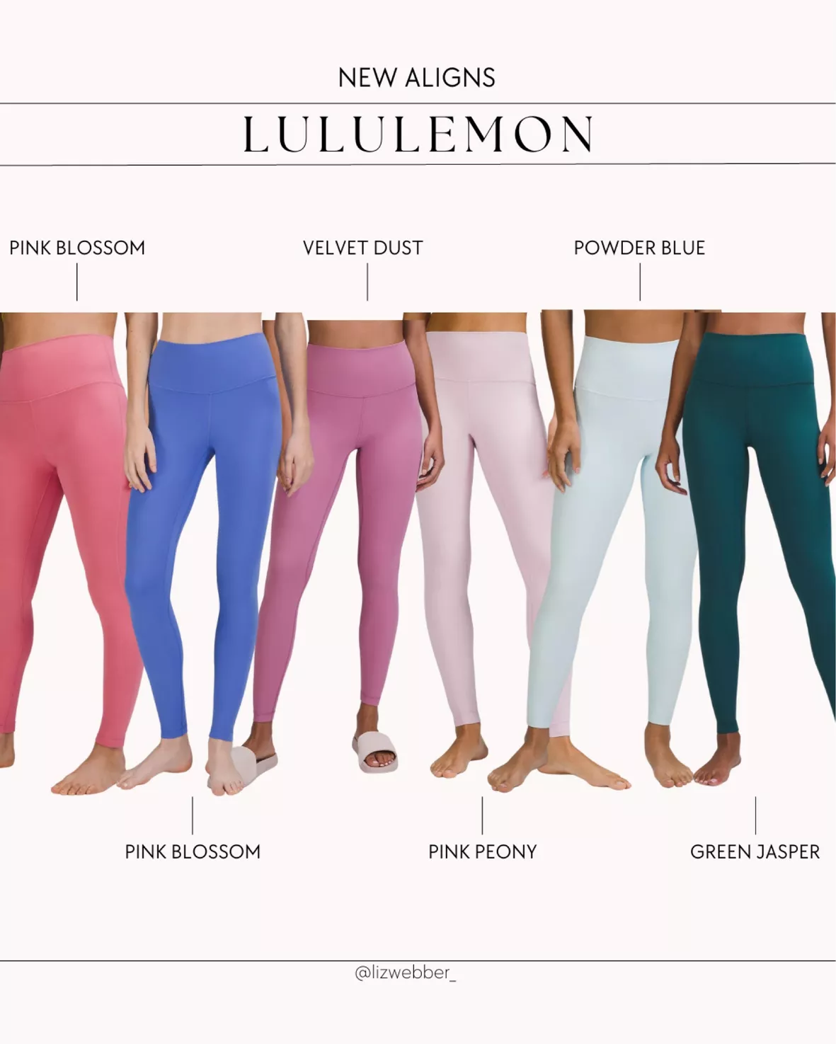 Most Popular Lululemon Leggings Colors
