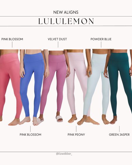 New Lululemon Align leggings! These colors are everything!

Lululemon finds, lululemon align, workout outfit, athletic wear, athleisure, lulu leggings, new lululemon 

#LTKfit #LTKunder100 #LTKFind