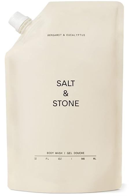 Salt & Stone Antioxidant-Rich Body Wash | Cleanse, Nourish & Soften Skin with Niacinamide & Hyalu... | Amazon (US)