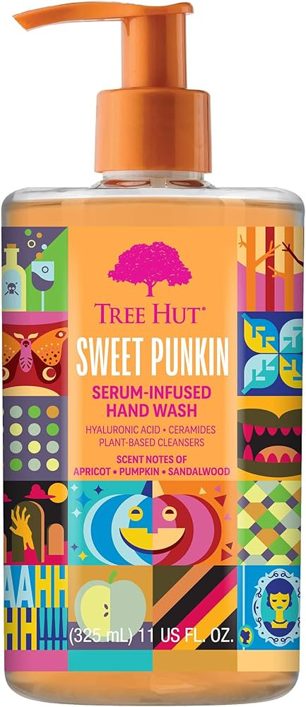 Tree Hut Sweet Punkin Serum Infused Hand Wash, Nourish & Hydrate Hands with Strengthening Skin Ca... | Amazon (US)