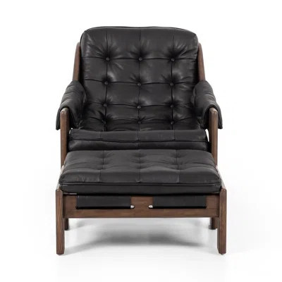 Halston Chair with Ottoman | Perigold