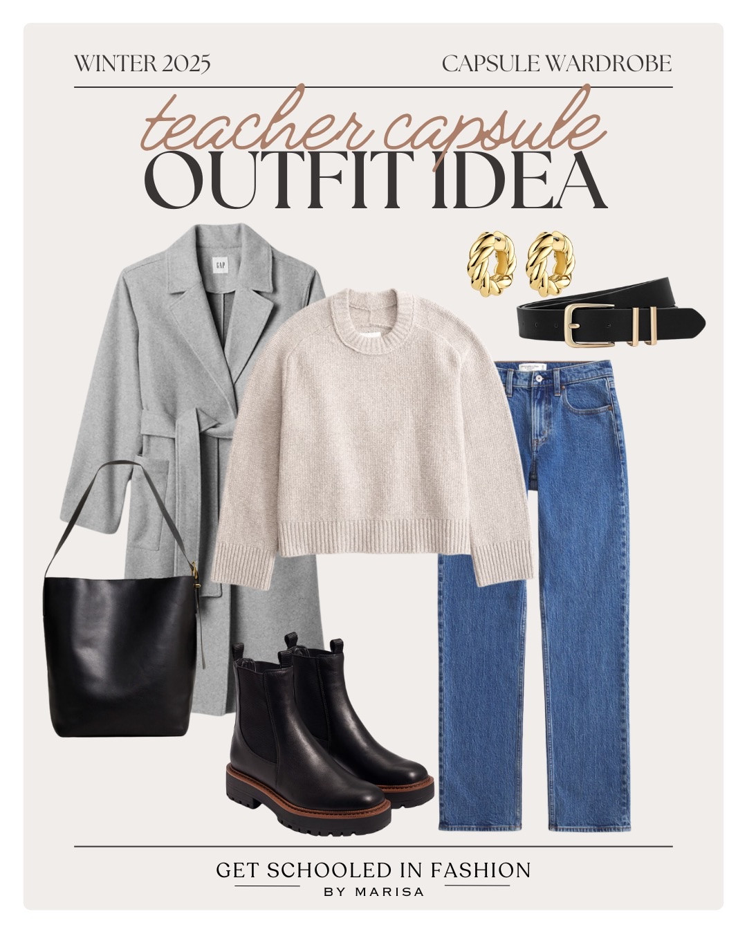 Winter capsule wardrobe for teachers featuring versatile layers, cozy knits, and comfortable staples perfect for the classroom and beyond. Build a wardrobe that works as hard as you do this season.

#LTKFindsUnder100 #LTKSeasonal #LTKStyleTip