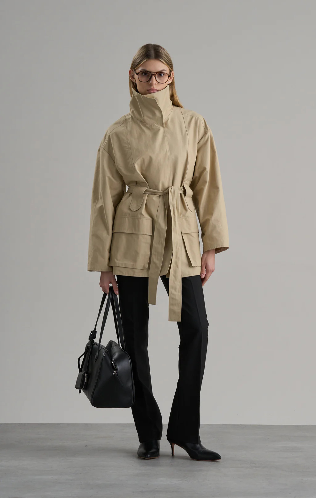 Lelu Utility Jacket Beige | Marcela London