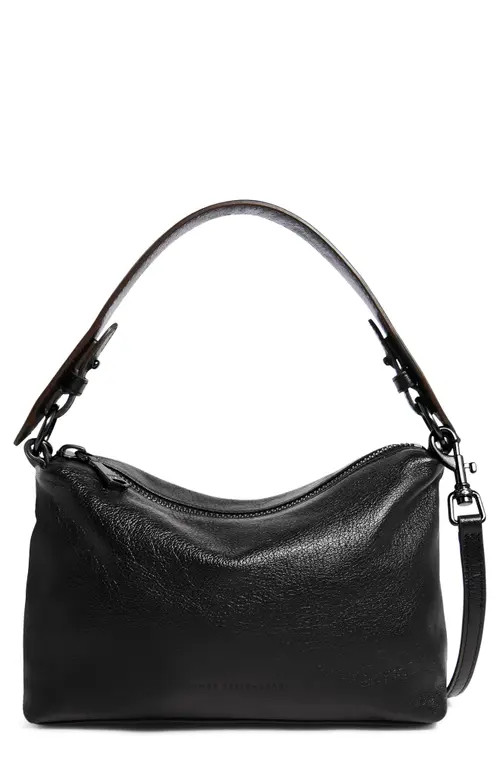 AIMEE Ava Convertible Leather Shoulder Bag in Black at Nordstrom | Nordstrom
