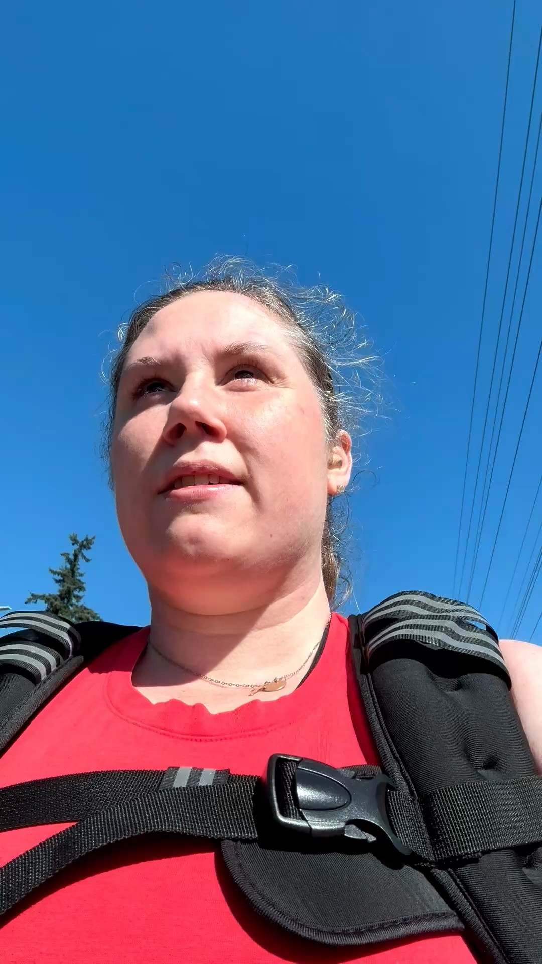 Walking in the spring weather. I used my favorite weighted vest and resistance leggings to increase the workout. 

#LTKActive #LTKmomlife #LTKfitnessgoals