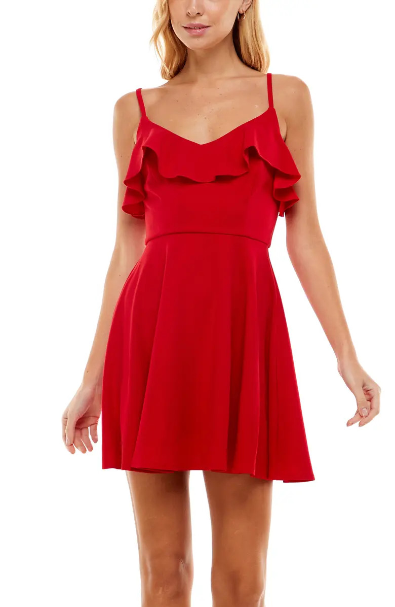 Row A Ruffle Skater Dress | Nordstromrack | Nordstrom Rack