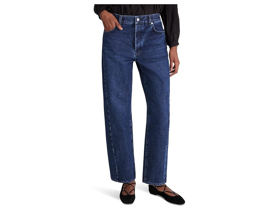 Madewell Pieced Barrel In Mckinney Wash Women's Jeans Mckinney Wash : 28 30, Cotton/Denim | Zappos