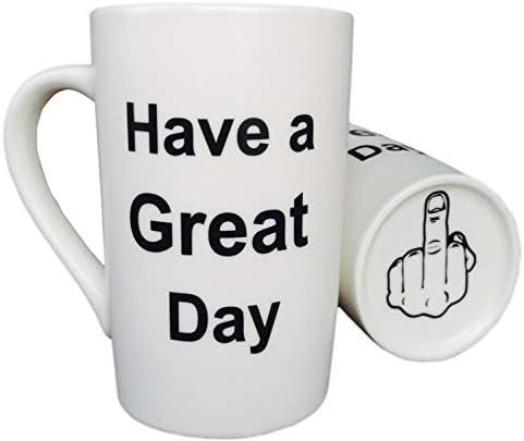 MAUAG Funny Coffee Mug Christmas Gifts Have a Great Day Cup White, Best Holiday and Family Gag Gi... | Amazon (US)