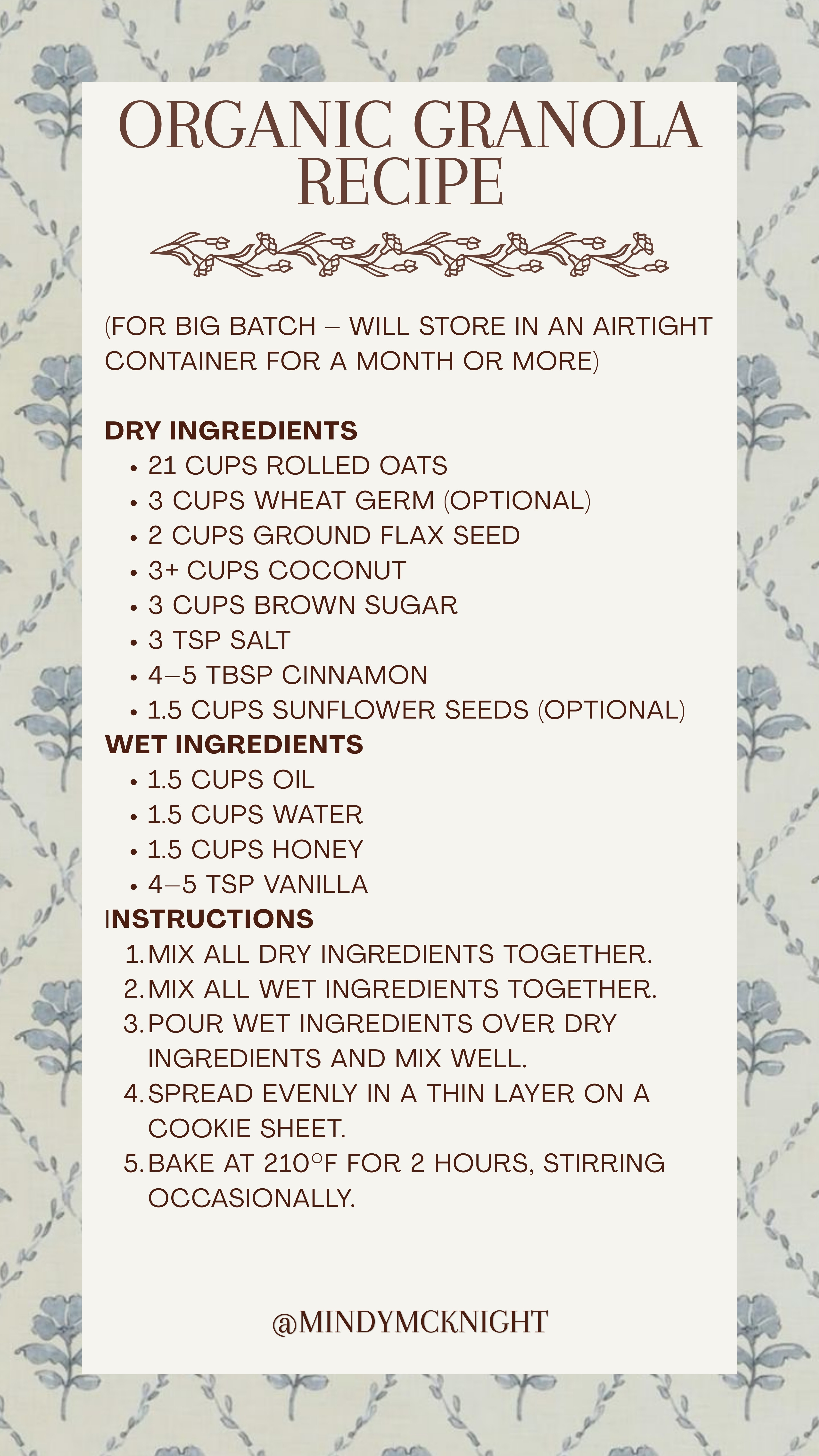 Organic Granola Recipe  

 #LTKdayinmylife #LTKmomlife #LTKfoodie