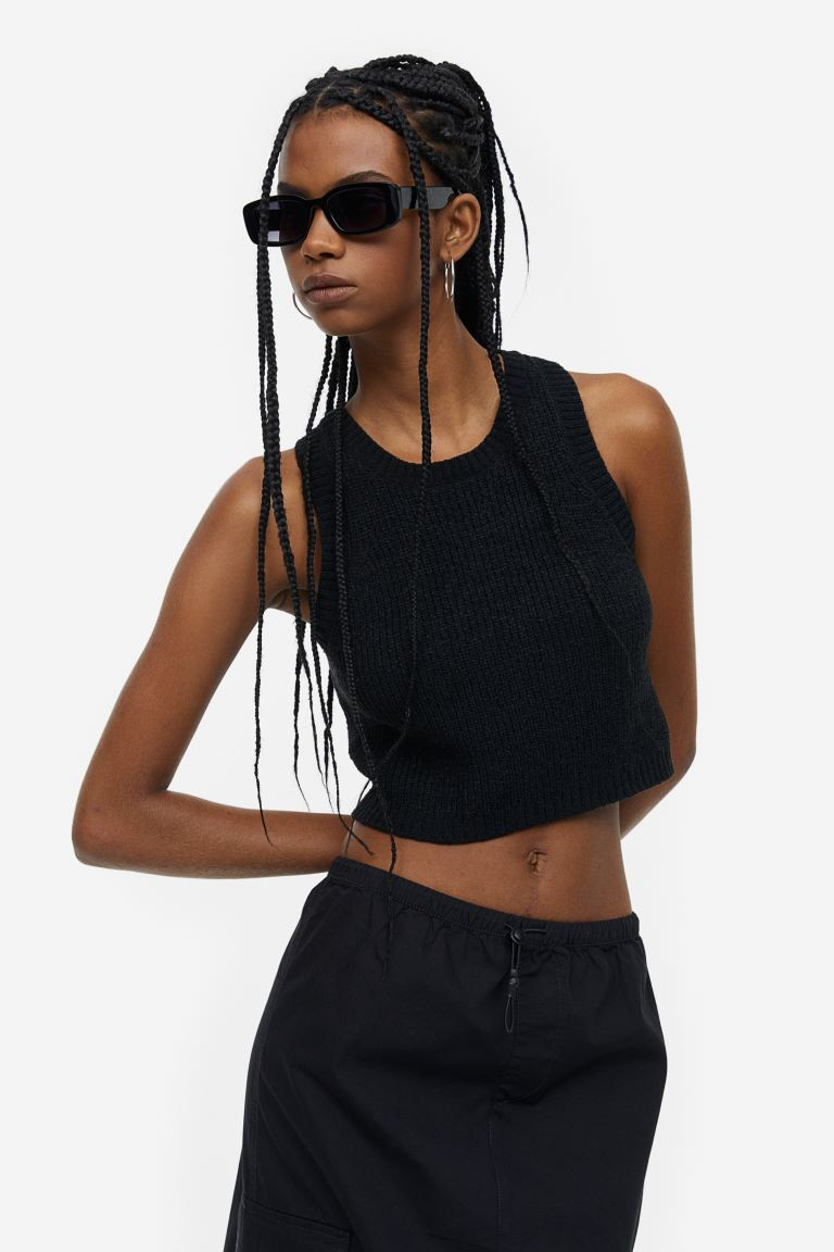 Rib-knit Sweater Vest | H&M (US + CA)