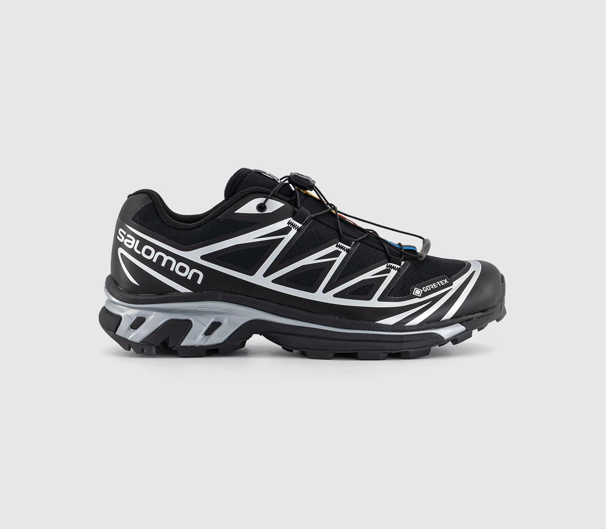 Salomon Womens XT-6 Gtx Trainers Black Silver, 5 | Office Shoes (UK)