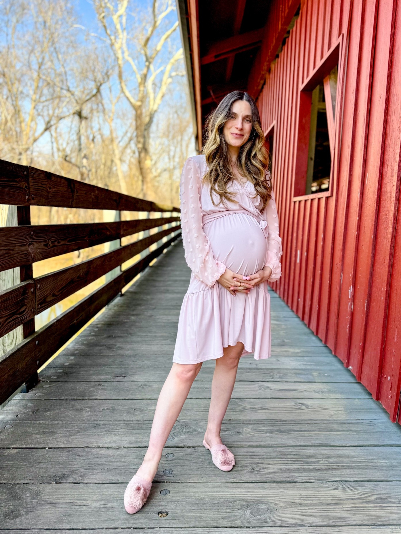 Maternity/breastfeeding dress from Amazon that comes in lots of colors. Wearing my normal size small. Birdies shoes are so comfy. Size up 1/2 size they run small. 

#LTKmomlife #LTKBump