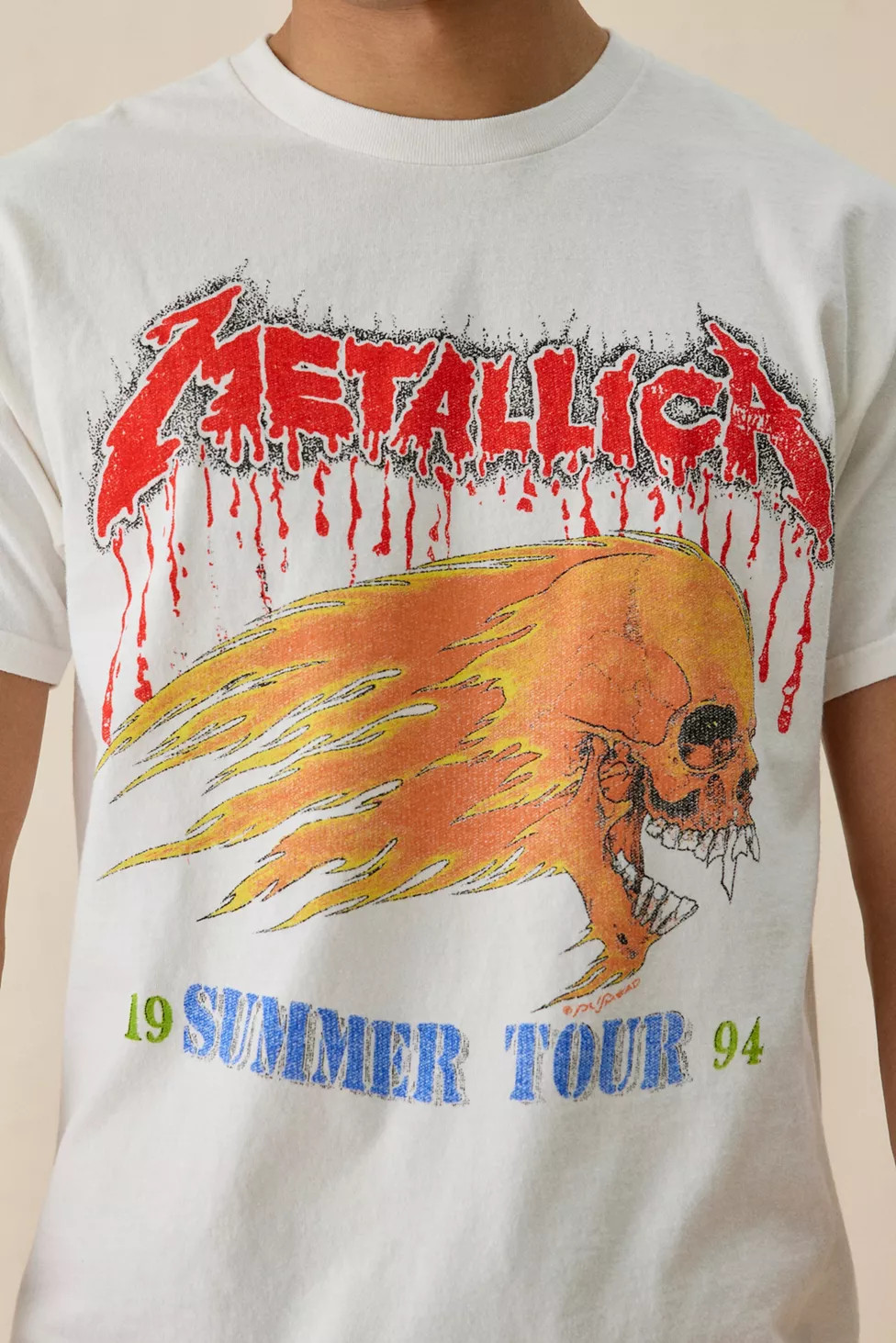 Metallica Vintage Tour Graphic Tee | Urban Outfitters (US and RoW)