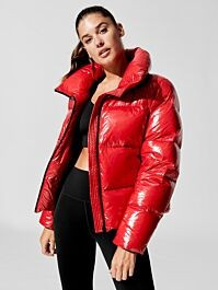 Puffer Jacket In Takara Shine | Carbon38