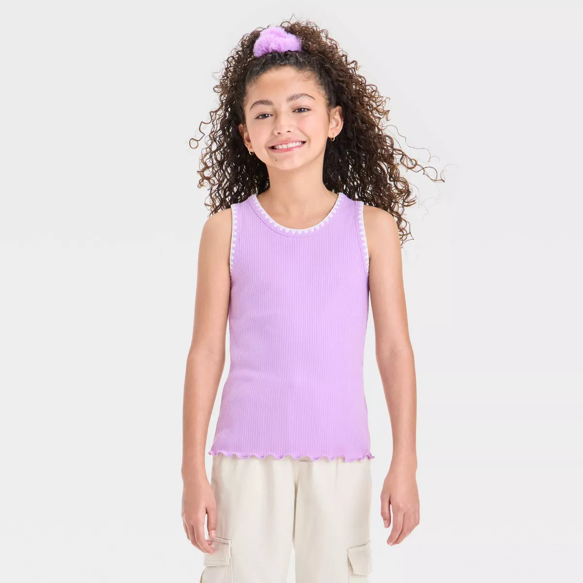 Girls' Ribbed Tank Top - Cat & Jack™ | Target