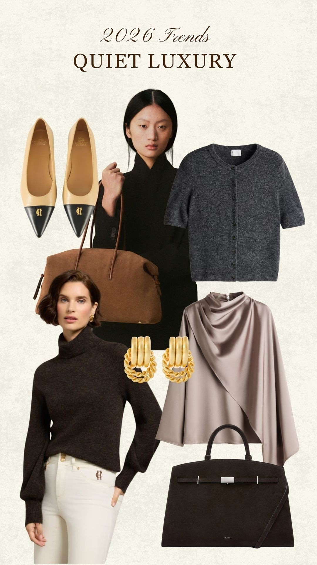 My quiet luxury favourites 🤍 premium and high street pieces for a timeless and elegant wardrobe. Holland Cooper, DeMellier and H&M timeless wardrobe. 

#LTKwinter #LTKluxury #LTKeurope