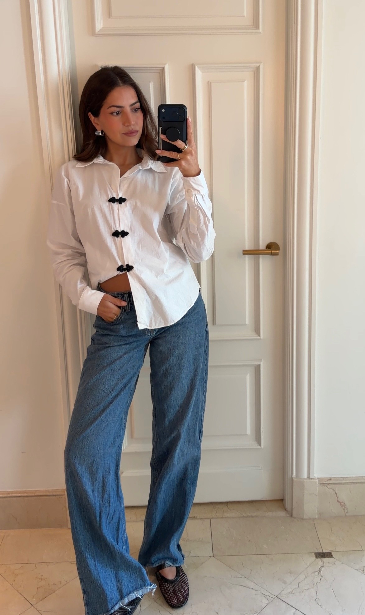 Spain has my heart🤍 Sharing my ootd! I got this white collard shirt from Osaka but found one from Zara that is nearly exact.

Summer outfits
Vacation outfit inspo
Date night outfit
Casual workwear outfit 

 #LTKgrwm #LTKootd #LTKSeasonal