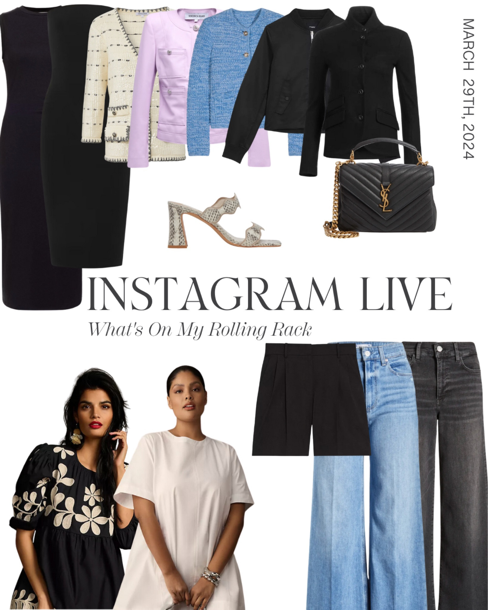 WHAT’S ON MY ROLLING RACK! ✨

Did something different today and showed some of the most versatile pieces in my wardrobe right now including lots of jackets!

#LTKSeasonal #LTKover40 #LTKstyletip