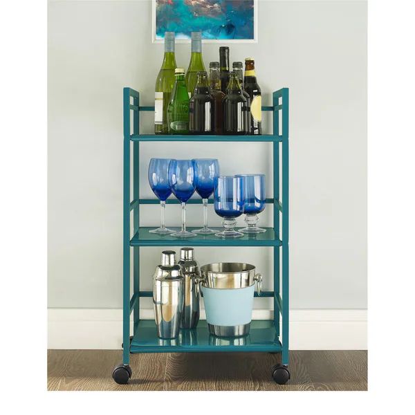 Porch & Den Julian 3-shelf Rolling Utility Cart | Bed Bath & Beyond