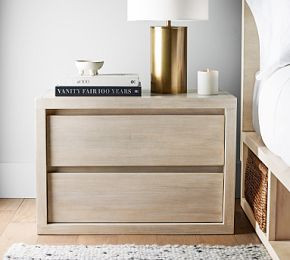 Cayman Wide Nightstand (33") | Pottery Barn (US)