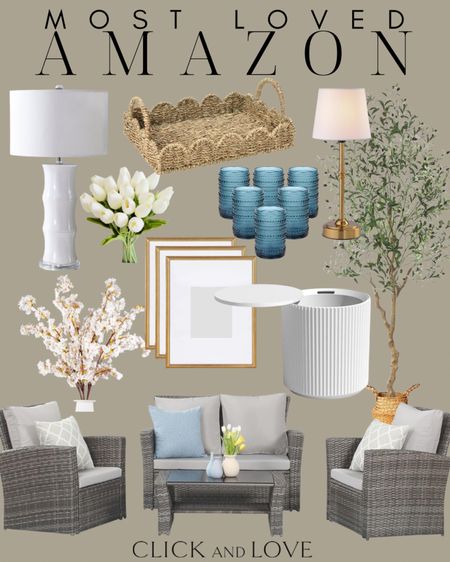 Most loved Amazon finds ✨2 sizes of my  olive tree are on sale now! 

Patio furniture, outdoor furniture, outdoor decor, drink cooler, outdoor table, olive tree, faux tree, faux florals, rechargeable lamp, faux tulips, cherry blossom stems, table lamp, lamp, lighting  inspiration, scalloped tray, seagrass tray , hobnail glasses, gold frame, picture frame, Living room, bedroom, guest room, dining room, entryway, seating area, family room, Modern home decor, traditional home decor, budget friendly home decor, Interior design, shoppable inspiration, curated styling, beautiful spaces, classic home decor, bedroom styling, living room styling, dining room styling, look for less, designer inspired, Amazon, Amazon home, Amazon must haves, Amazon finds, amazon favorites, Amazon home decor #amazon #amazonhome

#LTKStyleTip #LTKSaleAlert #LTKHome