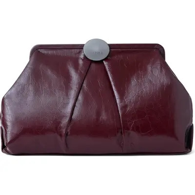 Aimee Kestenberg Extra Large Full Circle Frame Clutch in Wildcat Haircalf at Nordstrom | Nordstrom