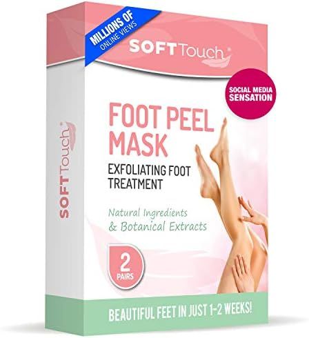Foot Peel Mask – 2 Pack of Peeling Booties – Natural Foot Care Exfoliating Treatment Repairs ... | Amazon (US)