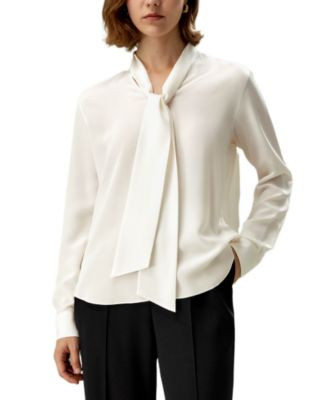 Silk Bowtie Blouse | Bloomingdale's (US)