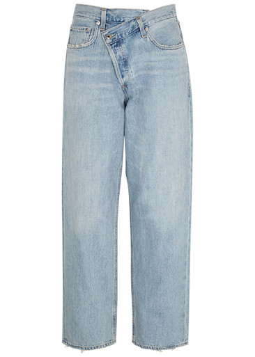 Criss Cross light blue straight-leg jeans | Harvey Nichols (Global)
