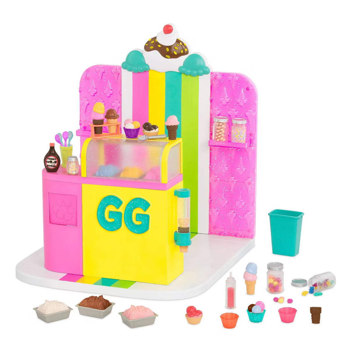 Glitter Girls Ice Cream Shop Accessory Playset for 14" Dolls | Target