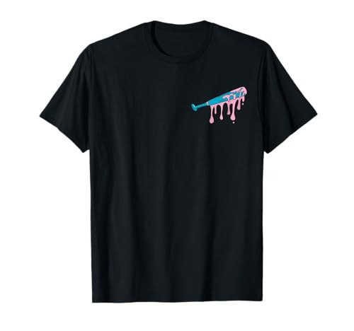 Baseball Bat Drip With Ice Cream And Sprinkles Drippy Fan T-Shirt | Amazon (US)