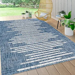 JONATHAN Y SMB124C-5 Zolak Berber Stripe Geometric Indoor Outdoor Area-Rug Bohemian Contemporary ... | Amazon (US)