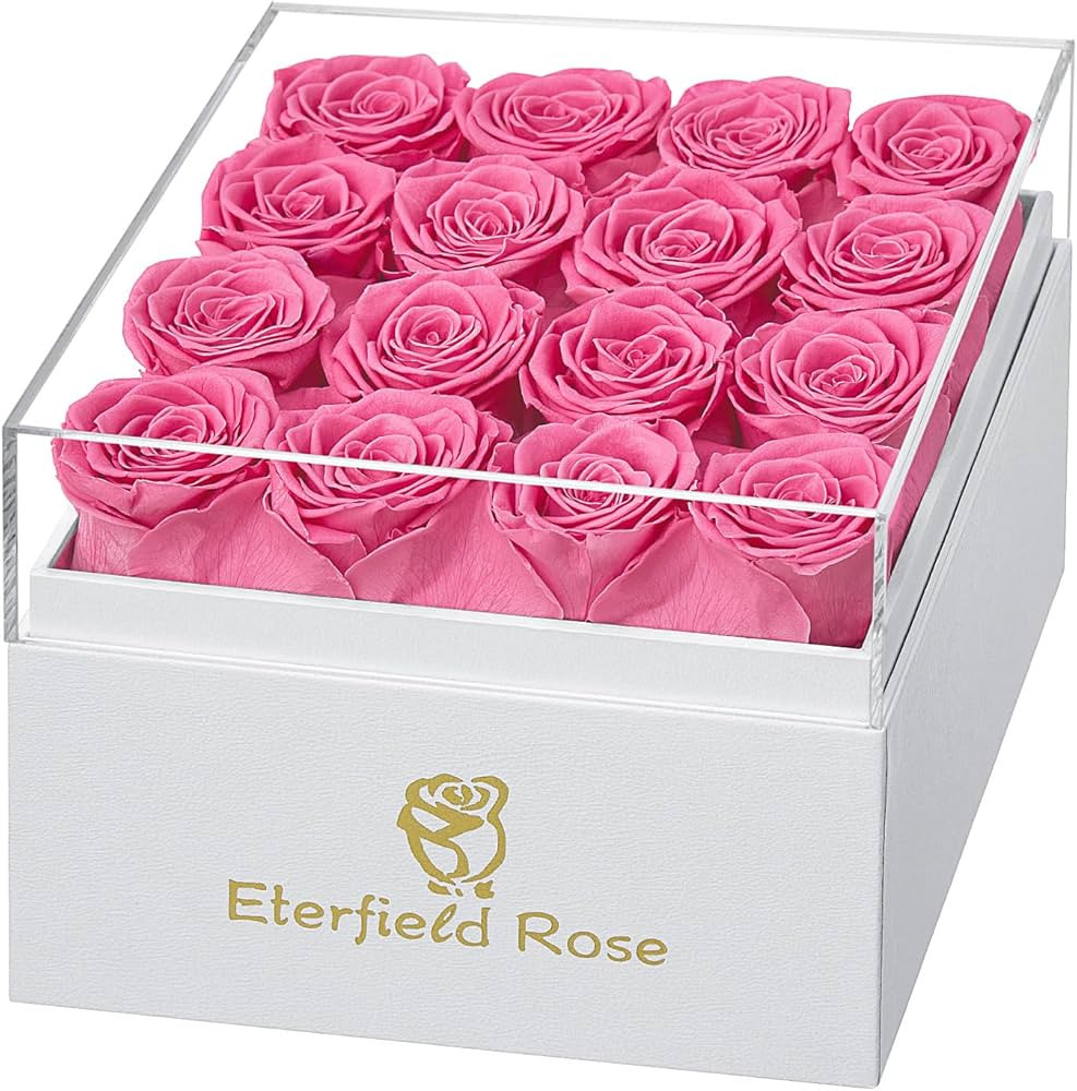 Eterfield Forever Flowers Preserved Roses Real Roses That Last a Year Rose Box Gifts for Her Moth... | Amazon (US)