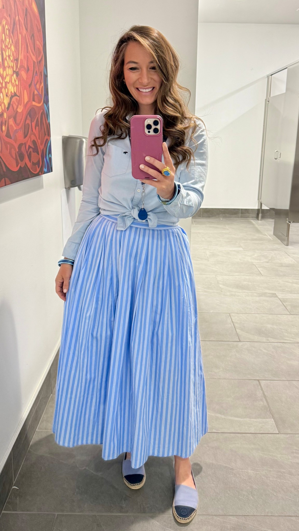 One two piece skirt set but multiple outfit options! Striped two piece set skirt with a different top or striped crop top with pants, shorts or another skirt!

#LTKWorkwear #LTKSaleAlert #LTKootd
