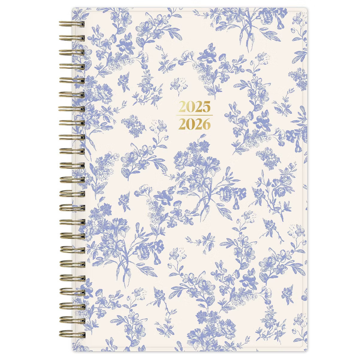 The Everygirl Weekly/Monthly Wirebound Planner 5x8 Printed Floren Blue | Target