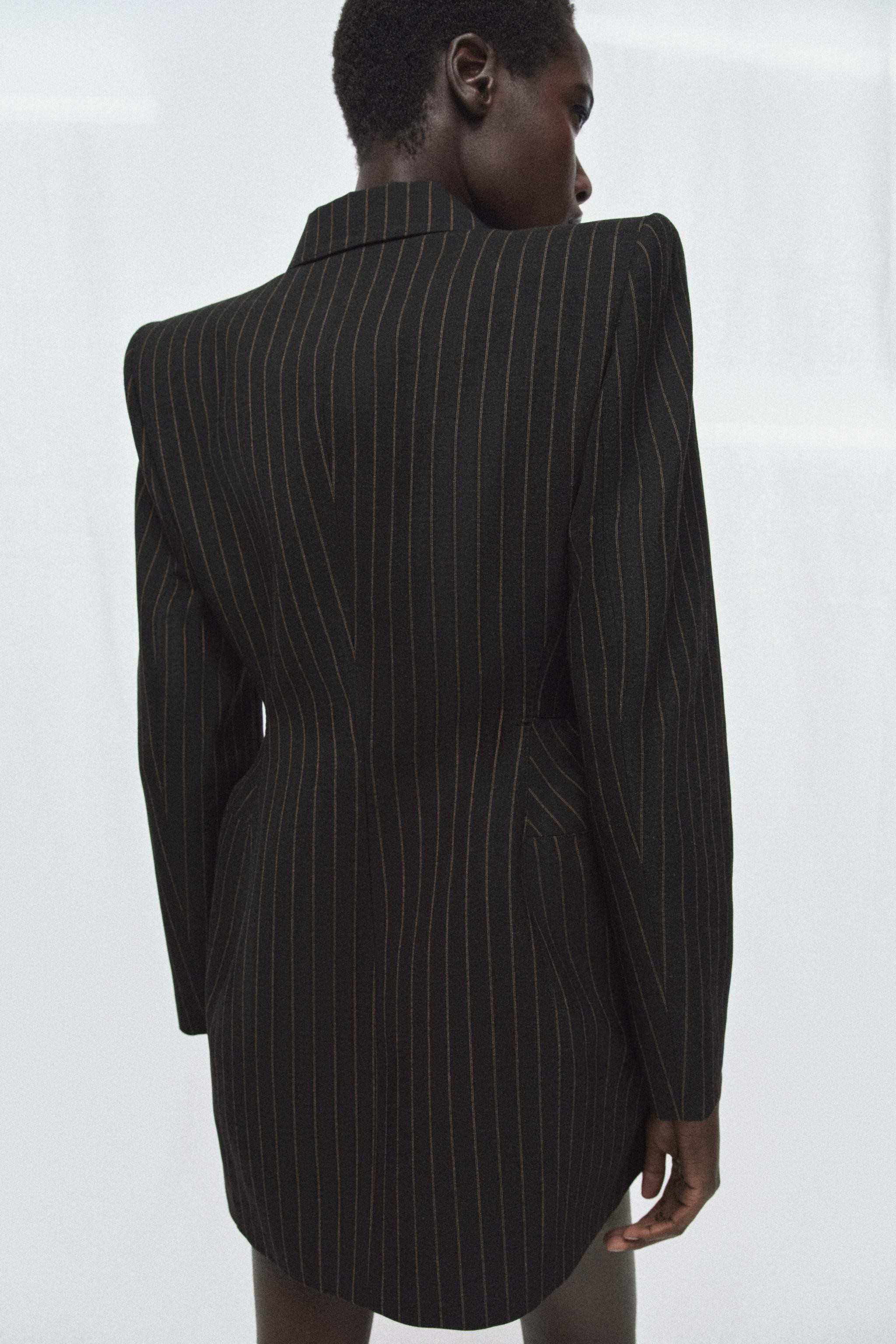 ZW COLLECTION PINSTRIPE BLAZER DRESS | Zara UK