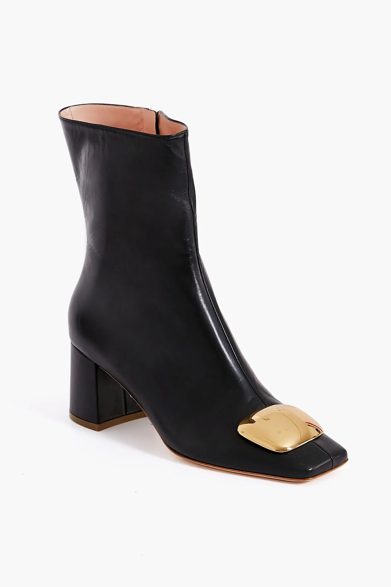 Black Calf Leather Odessa Boots | Tuckernuck (US)