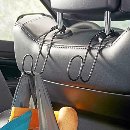 Auto Car Backseat Headrest Purse Hook Organizer Holder for Purse, Bag, Coat, Groceries, and Phone... | Amazon (US)