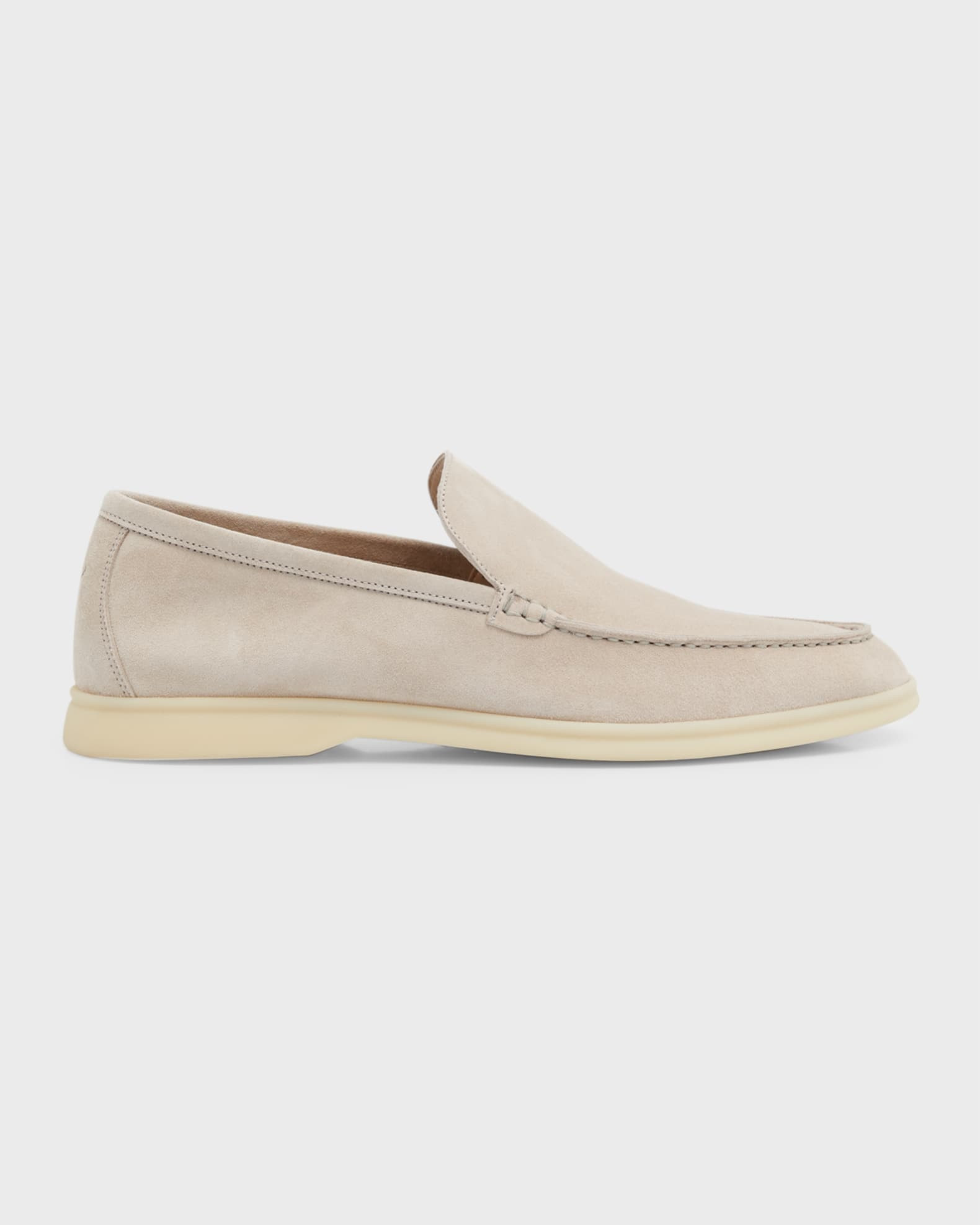 Loro Piana Men's Summer Walk Suede Loafers | Neiman Marcus