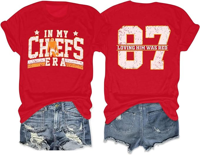 in My Game Day Era Shirts Women Game Day Football Season Number 87 Shirt | Amazon (US)