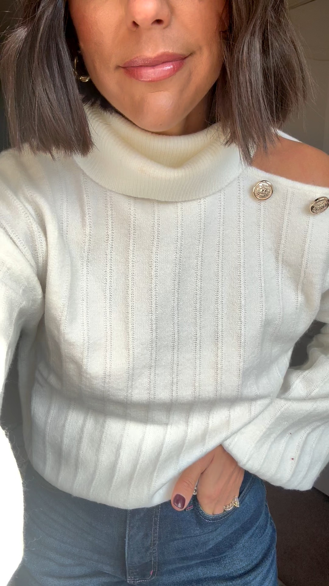 Walmart sweater is on sale! Size small.
Size 2 in jeans 

#LTKSeasonal #LTKPlusSize #LTKHoliday