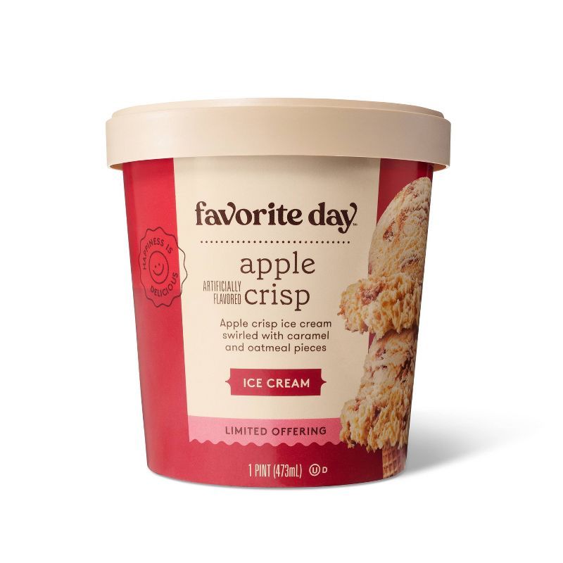 Apple Crisp Ice Cream - 16oz - Favorite Day™ | Target