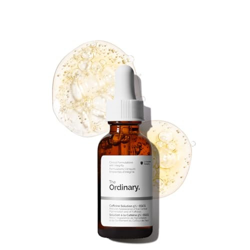 The Ordinary Caffeine Solution 5% + EGCG, Depuffing Eye Serum for Dark Circles and Tired Eyes, 1 Fl Oz | Amazon (US)