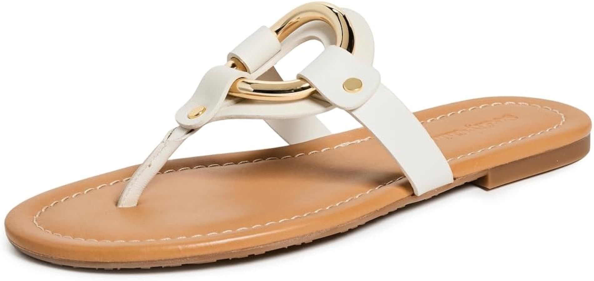 Amazon.com | See by Chloe Women's Hana Sandals, Black, 5 Medium US | Flats | Amazon (US)