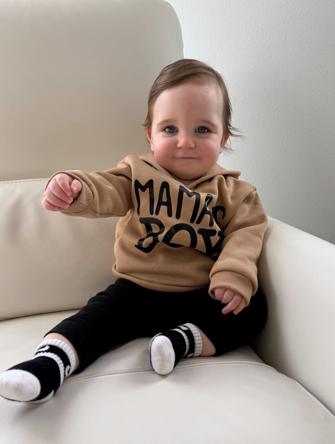 Neutral baby outfits forever 🤎✨ This “Mama’s Boy” hoodie is the cutest everyday staple — soft, comfy, and perfect for lounging at home or errands with mama. 

baby boy outfit, neutral baby clothes, baby hoodie, mama’s boy sweatshirt, toddler sweatshirt, baby neutral outfit, cozy baby outfit, fall baby clothes, neutral toddler style, baby boy fall outfit, infant hoodie, lounge baby outfit, minimal baby style, modern baby clothes

#LTKootd #LTKBaby #LTKKids