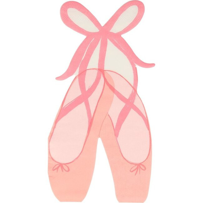 Meri Meri | Ballet Slippers Napkins (Pink, One Size) | Maisonette | Maisonette