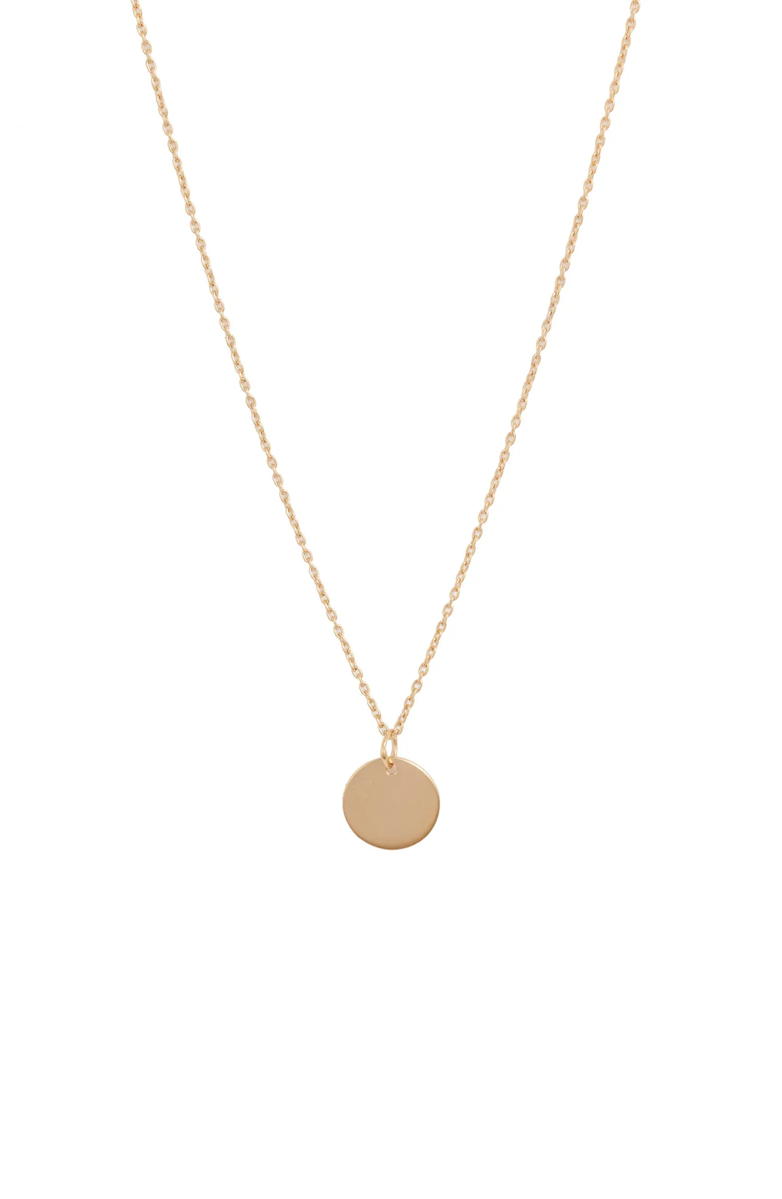 Disc Pendant Necklace | Nordstrom