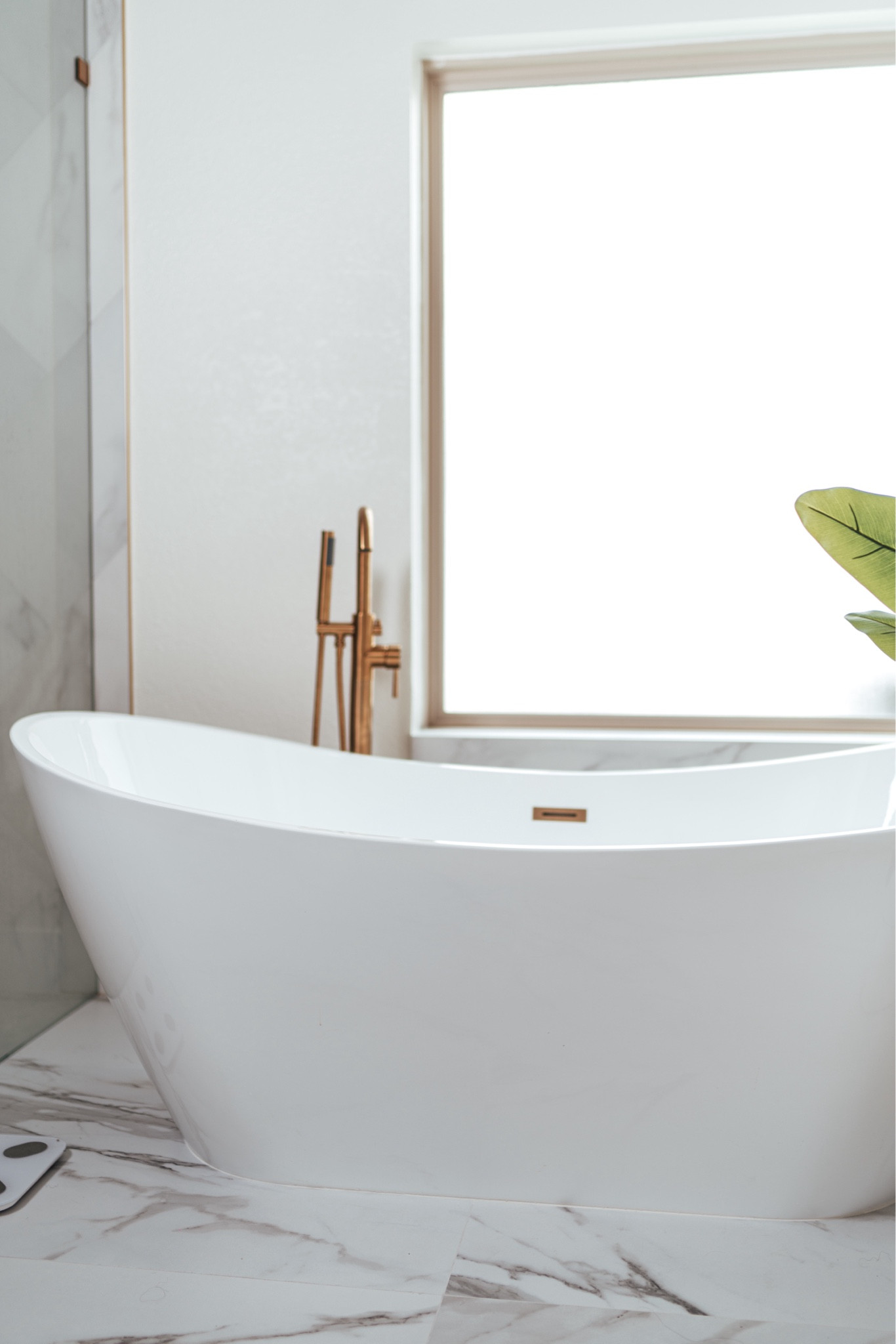 White & Gold Shower and Bathtub | Bathroom Aesthetic 

#LTKBeauty #LTKHome