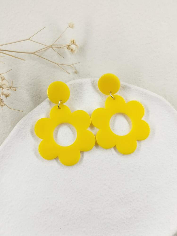 Flower Drop Earrings | SHEIN